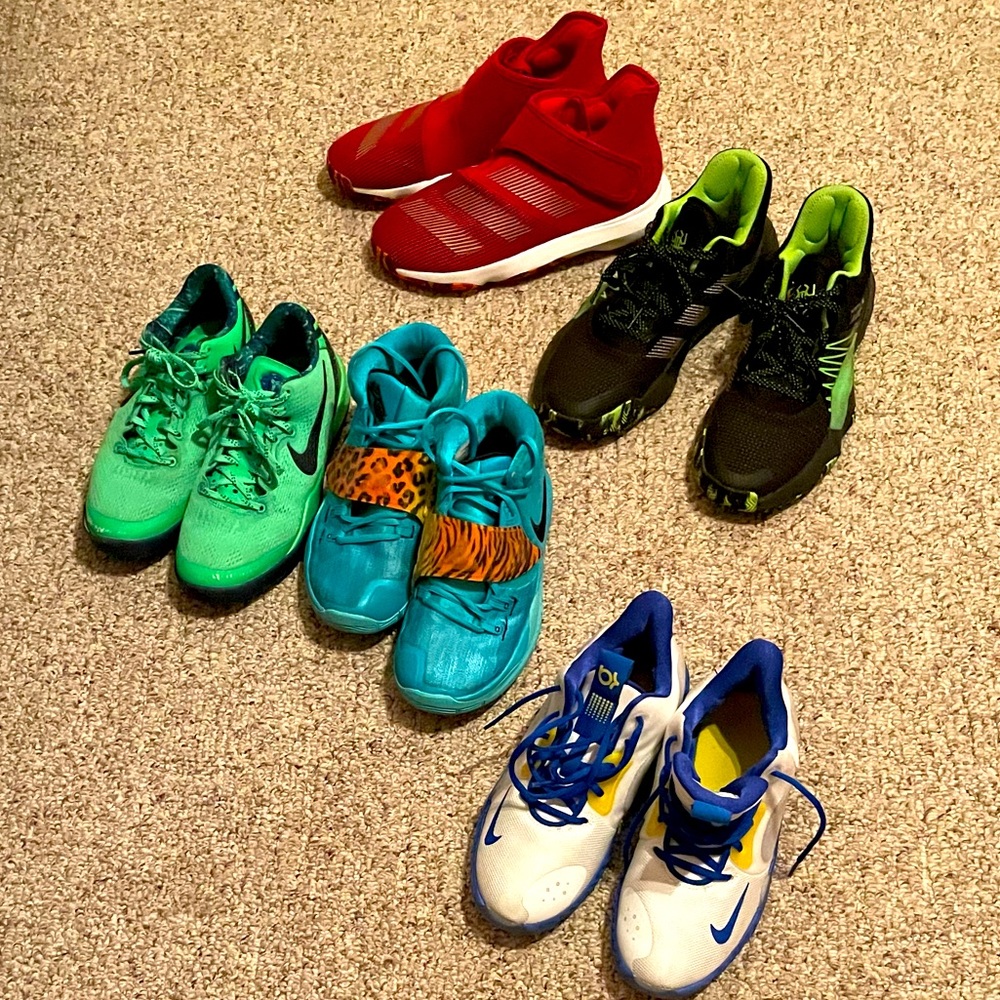 Shoe Bundle sz 5.5Y *4 pairs of shoes* Nike Adidas